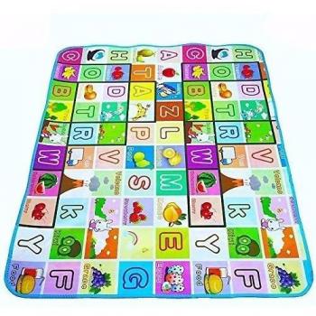 MABOSHI - Alfombra impermeable infantil para bebé modelo Playa y Letras