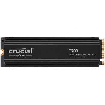 Crucial T700 1TB M.2 PCIe Gen 5 NVMe Solid State Drive with Heatsink, Up to 11,700MB/s, Microsoft DirectStorage, PCIe 4.0 Backwards Compatible