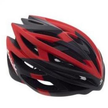Spiuk Nexion Casco, Unisex Adulto, Rojo/Negro Mate,