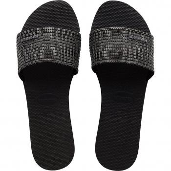 Havaianas YOU MALTA METALLIC Women's Mules / Casual Shoes in Black