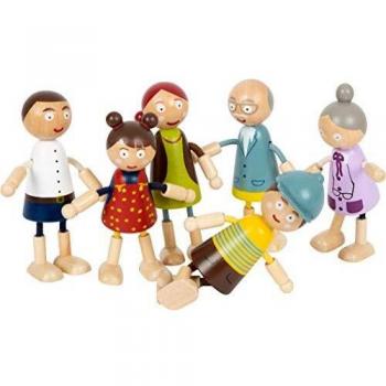 Small Foot Wooden Bending Dolls Family Set