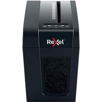 Destructora de Papel Rexel Secure X6-SL, Capacidad de 6 Hojas, Corte en Partículas P4, Silenciosa y Compacta con Papelera Extraíble de 10L