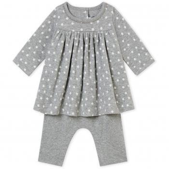 Petit Bateau Robe Legging ML_4407301, Vestido para Bebés,