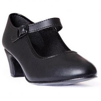 Happy Dance 577042 - Zapatos de flamenco para principiante, con hebilla, para mujer, color negro, talla 37
