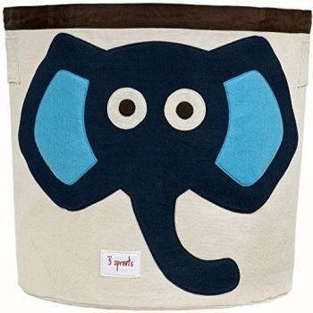 3 Sprouts 3SIBNELB - Cesta para juguetes, unisex