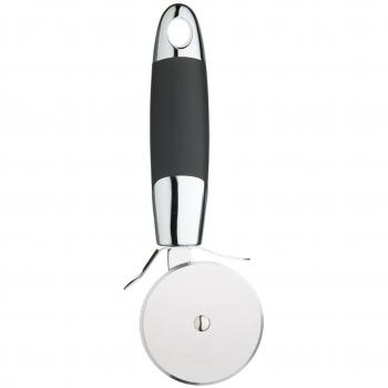 KitchenCraft MasterClass Stainless Steel/Plastic Pizza Cutter, Silver/Black