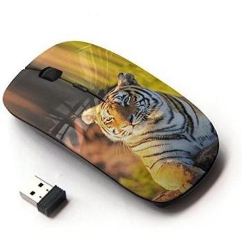 KOOLmouse [ Ratón óptico 2.4G inalámbrico ] [ tigr zver vzglyad zelen ]