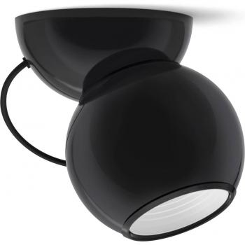 Plafón LED Giratorio Negro Stilnovo Gravitino