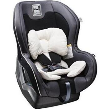 Kiwy SF01 Q-Fix, Silla de coche grupo 0+/1 Isofix, negro carbón