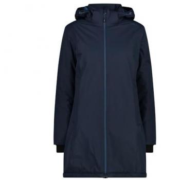 CMP Women's Zip Hooded Coat Jacket - Black Blue