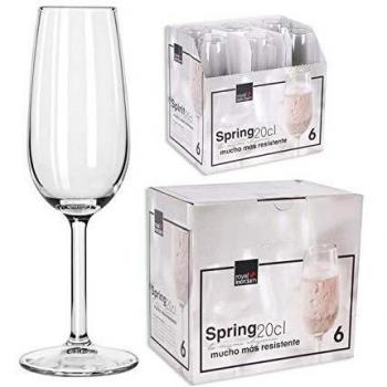 Royal Leerdam - Set de 6 copas de champagne flauta 20 cl Spring