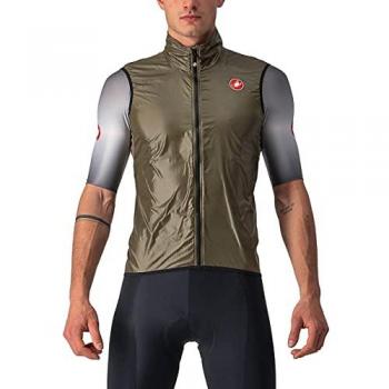 Chaleco cortavientos Castelli Aria Verde XXL