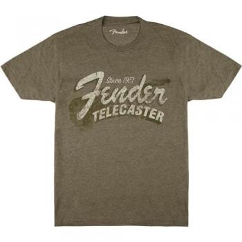 Fender Since 1951 Military Heather Green Telecaster T-Shirt - Size S