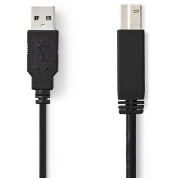 Nedis Cable USB 2.0 A macho - USB B macho 1,0 m Negro