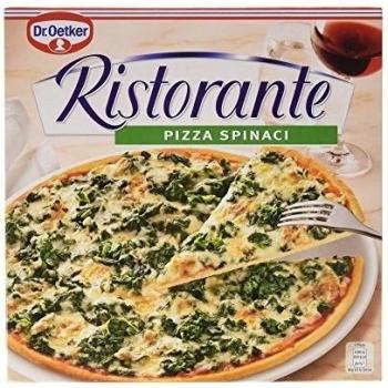 Ristorante pizza spinaci pizza ultracongelada 390 g
