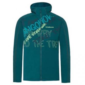 Chaqueta de Trail Running Trangoworld Mezelet Hombre Verde Oscuro