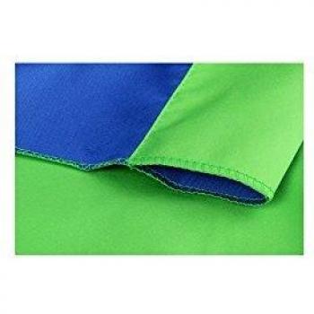 Tela de Fondo StudioKing 2.7x5 m Azul/Verde