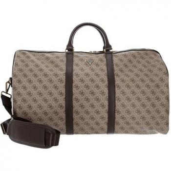 Guess Vezzola Smart 4G Logo Weekender Bag, travel bag, 55 cm, brown