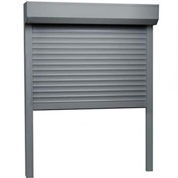 vidaXL Persiana enrollable aluminio gris antracita 70x100 cm
