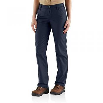 Pantalones de trabajo Carhartt Rugged Professional para mujer, Loose Fit, en lona, color azul marino, talla XL 36