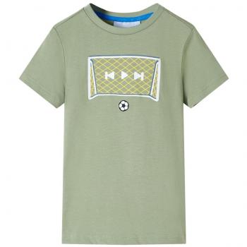 Camiseta Infantil Caqui Claro Talla 116