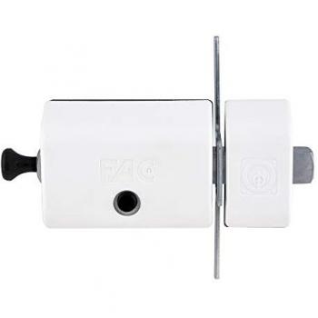 Cerrojo FAC 446-RP/80 UVE - Alta Seguridad, acabado blanco, tipo magnet