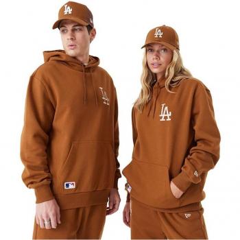 Sudadera con capucha New Era League Essentials LA Dodgers beige hombre