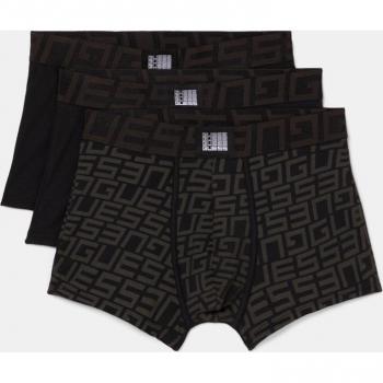 Guess Men's Boxer Briefs Set - Pack of 3, Solid and Printed, Size S