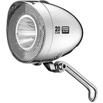 XLC Cl-d03 Faros LED Dinamo, Unisex Adulto, Plata, 10 x 6 x 4 cm