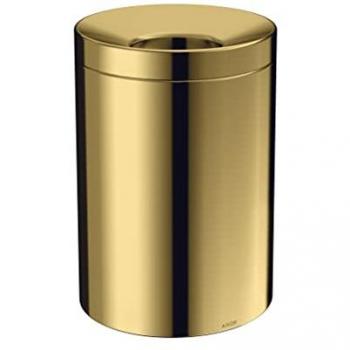 Papelera Universal Circular Axor de Hansgrohe 5L - Óptica Oro Pulido 42872990