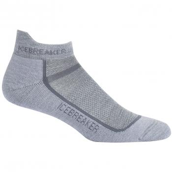Icebreaker Multisport Ultra Light Cushion Micro - Calcetines Cortos para Hombre, Hombre, 101485, Twister Heather/Monsoon, Small