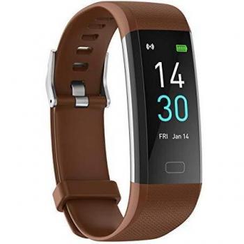 Reloj Deportivo de Frecuencia Cardíaca, Presión Arterial, Temperatura, Monitor Sueño Pulsera de Actividad, IP68 Reloj Inteligente, 16 Modos Deportivos Podómetro Calorías Smartwatch Hombre Mujer