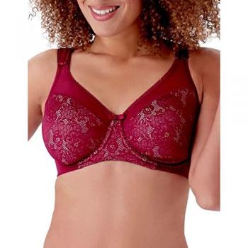 Berlei Women's Beauty Everyday Underwire Minimiser Bra - Purple Polyamide, Size 36F