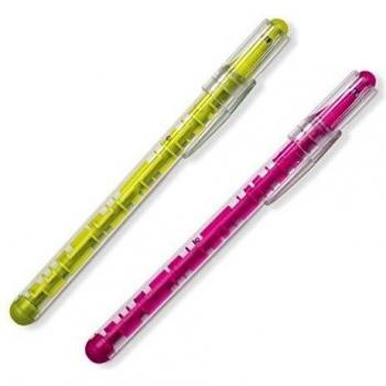 Mustard M 16035A - Bolígrafos con juego de laberinto, 2 unidades, rosa y amarillo