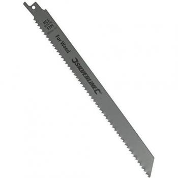 Cuchilla para sierra sable Silverline 196500, 5 pzas, HCS, 240 mm, 5 TPI