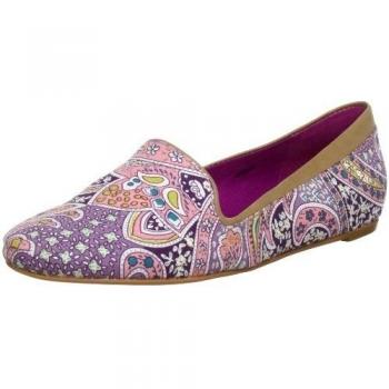 ESPRIT Tally Print Slipper Q05505 - Mocasines para mujer, color rosa, talla 39