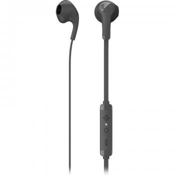 Auriculares Fresh 'n Rebel Flow USB-C Alámbricos con Micrófono Integrado - Gris Tormenta