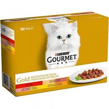 Gourmet - Gold Bocaditos en Salsa Pack Surtido 12 x 85 g - 1020 g