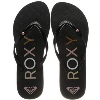 Roxy RG Sandy, Zapatos de Playa y Piscina para Niñas, Negro Black, 35 EU