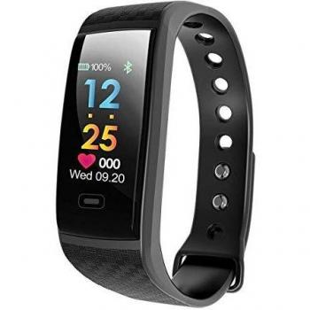 Muvit I/O Health Tensio - Pulsera de Actividad y sueño, Color Negro