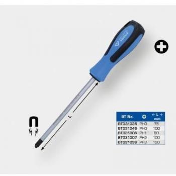 Destornillador de estrella PH1 x 80 mm Brilliant Tools KS TOOLS