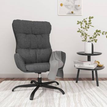 Sillón de Relax de Tela Gris Oscuro