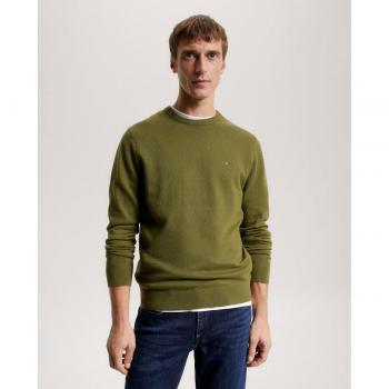 Jersey Tommy Hilfiger Pima Cashmere Verde Hombre