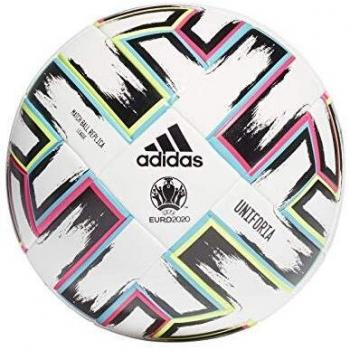 adidas UNIFO LGE XMS Balón de Fútbol, Men's, White/Black/Signal Green/Bright Cyan, 5
