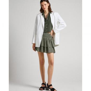 Pepe Jeans Green Female Short Skirt Size L