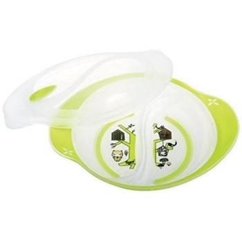Tigex 80601239 - Plato con tapa, microondas bebe gourmet