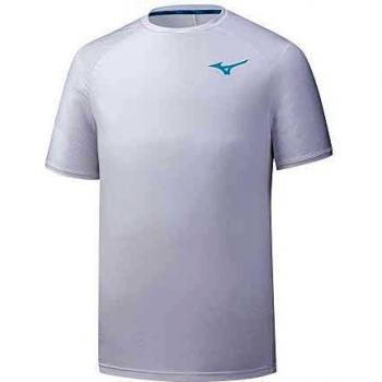 Mizuno Camiseta para Hombre, Color Blanco, L