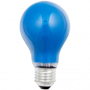 Bombilla estándar azul E27 25W 230V B60x105mm 40248