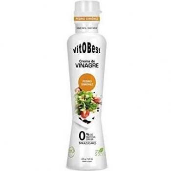 Crema de Vinagre varios Sabores- 0% Materia Grasa Sin Azúcar añadido - Suplementos Alimentación y Suplementos Deportivos - Vitobest