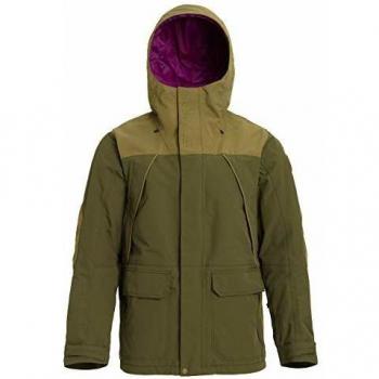 Burton Breach Chaqueta De Snowboard, Hombre, Keef/Martine Olive, L